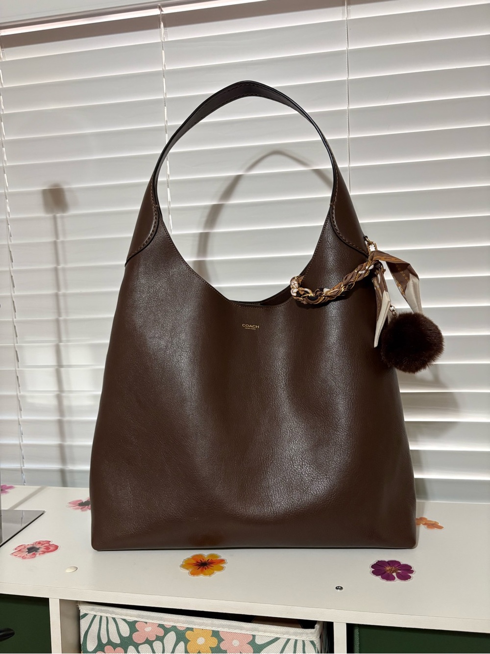 COACH Brooklyn Shoulder Bag 39 in Maple